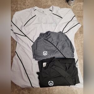 3 Pack Mens Long Sleeve Compression Shirts